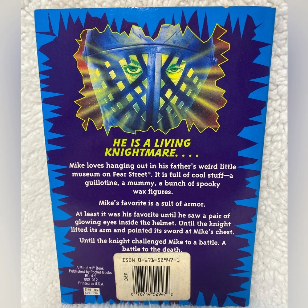 First Printing: R.L. Stine’s Ghosts of Fear Street No. 7: “Fright Knight”